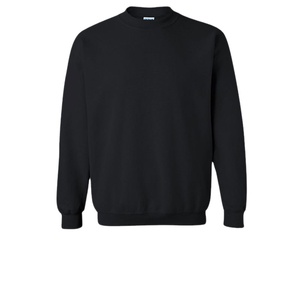Custom Men Sweatshirt Blank Casual Crewneck Plain Light Heather Gray Fleece <b>Jumper</b> <b>Pullover</b> - Product Image 2