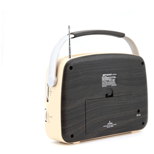 Radio retrò portatile con batteria ricaricabile integrata comodo dispositivo Mobile - Product Image 3