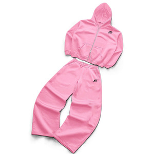 Premium Fleece Men's Hoodies Jogger <b>Tracksuit</b> Set Regular Fit Winter Sportswear Custom Sweatshirts OEM ODM Bulk Supplier B2B USA - Product Image 3