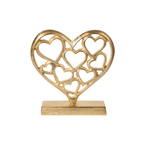 Escultura Metálica Contemporánea con Base de Madera, Pieza de Arte de Diseño para Mesa de Salón y Decoración Interior, Base de Madera de Lujo - Product Image 2