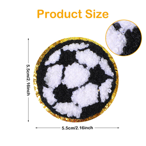Custom Branding Chenille Patch Premium Embroidered Letter Badge OEM Factory for <b>Jackets</b> Hoodies Uniforms and Retailers - Product Image 6