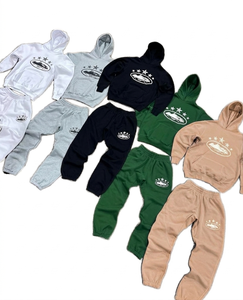 Conjunto Deportivo Personalizado de Alta Calidad en Algodón para Hombre, Sudadera con Capucha y Pantalones Deportivos, Conjunto Deportivo Extra Grande de Lujo, Pantalones Deportivos Unisex con Sudadera con Capucha - Product Image 1