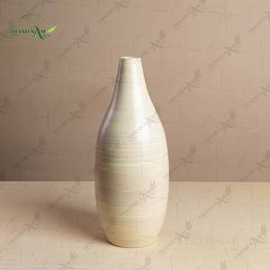 Modern Spun Bamboo Tabletop <b>Vase</b> 100% Natural Material Eco-Friendly & Durable Made in Nam Dinh Vietnam - Product Image 4