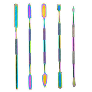 Juego de acero alemán de calidad de lujo de 5 herramientas de tallado de cera Dental tallado de cera espátula mezcladora instrumento cuchara forma dentista herramienta - Product Image 1