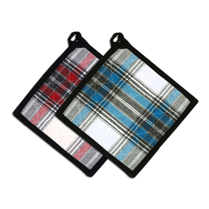 2026-2027 New Collection Checkered Pot Holder Super Absorbent 100% Cotton Eco-Friendly Dishwasher Safe Pot Holder for <b>Oven</b> Use.. - Product Image 6