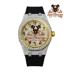 Reloj analógico para hombre con puente numérico curvo y centro de esfera elevado - Product Image 4