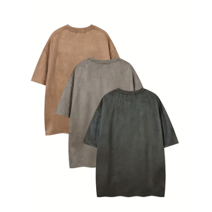 Camiseta Ligera de Algodón 100% Personalizada con Hombros Caídos para Uso en Exteriores, Estilo Urbano con Impresión Digital, Última Calidad - Product Image 2