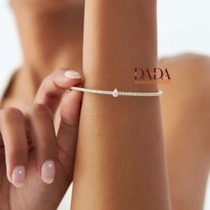 Brazalete de Diamante Cultivado en Laboratorio para Mujer, Brazalete Minimalista con Diamante, Joyería Fina, Delicado, para Uso Diario, Regalo de Lujo para Boda - Product Image 6