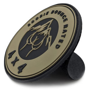 Patchs en PVC personnalisés de haute qualité, imperméables, en forme de fleur, écologiques, pour chapeaux, sacs, vêtements, uniformes, vente en gros OEM, patchs souples - Product Image 3