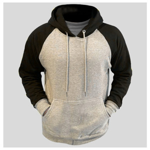 Men Winter Hoodie Sweatshirt 100% Cotton Fleece Breathable Eco-Friendly Solid Pocket Regular Fit Long Sleeve <b>Design</b> Custom Logo - Product Image 3