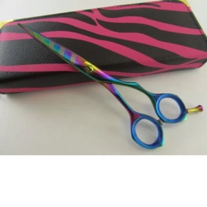 7.5 Inch Mini Japanese 440C Barber Beard <b>Nose</b> Hair Shears Small Scissors Stainless Steel Professional Beauty Salon Use - Product Image 2