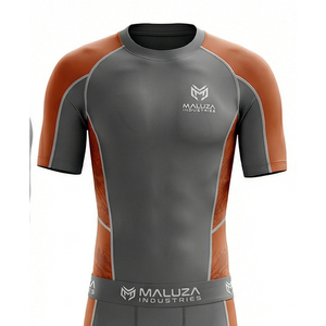 Conjunto Deportivo de Compresión para Hombre, Color Negro, para Entrenamiento, Running y Actividades, Línea Europa Premium, Chándal de Compresión Maluza - Product Image 5