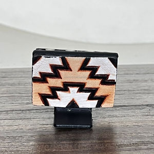 New Factory Wholesale Trendy Unique Hair <b>Clip</b> Genuine Leather Small Hair Claw <b>Clip</b> Handmade Western Fashion Accessory for Girls - Product Image 4