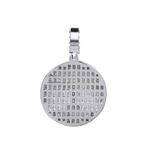 Nuevo Colgante de Árbol de la Vida con Micro Pavé de Moissanita para Hombre, Estilo Hip Hop Punk, Bañado en Oro - Product Image 4