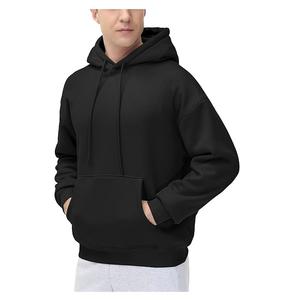 Nueva Sudadera con Capucha para Hombre, Elegante, 100% Algodón, Forrada, Manga Larga, Cuello Caído, Color Sólido, Cómoda, Tallas Grandes, Personalizable - Product Image 3