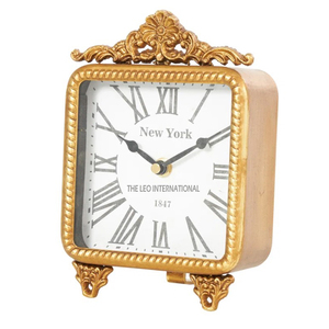 Wooden Material Oval Shape Brown Finished Table Clock Luxury Table Top Decoration Hot Selling Highest Quality Table Clock - Product Image 4