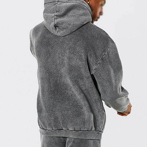 Ensemble de survêtement à capuche floral pour hommes Perfectionists Country Club, gris, coupe ample, longueur intégrale, décontracté, streetwear d'hiver, sweat-shirt et pantalon - Product Image 4
