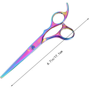 Outils de coupe de cheveux professionnels en acier inoxydable pour salon, ciseaux droits, rasoir, peigne pour la coupe de cheveux, outils de beauté - Product Image 2