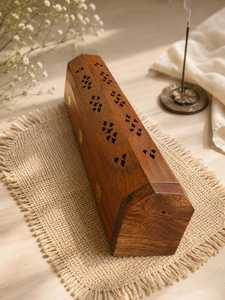 Brûleur à Bakhoor en bois, écologique, fait main, porte-encens pour la fragrance et la décoration de la maison, couleur personnalisée, utilisation intérieure/extérieure - Product Image 4
