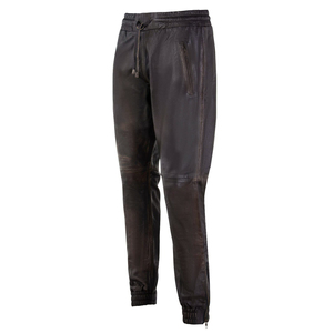 Pantalon en cuir slim fit tendance, pantalon en cuir véritable de haute qualité pour homme, pantalon en cuir de mouton au meilleur prix - Product Image 3