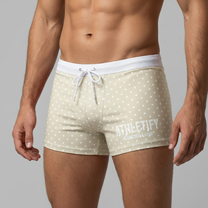 ATHLETIFY Trajes de Baño Personalizados de Secado Rápido para Hombre con Logotipo e Impresión Personalizados UPF50+ Cierre con Cordón de Spandex/Poliéster Resistente - Product Image 1