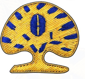 Parches de Logotipo Personalizados con Hilo Dorado de Calidad Premium, Insignias de Hilo Metálico Personalizadas, Parches Bordados a Mano de Alta Calidad - Product Image 2