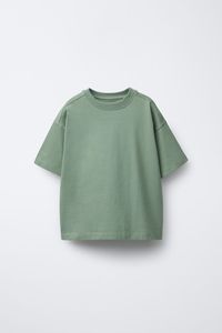 Camiseta Extra Grande de Algodón Premium para Hombre, Color Verde Sólido, Cuello Redondo, Manga Corta, Logotipo Personalizado, Secado Rápido, Estilo Casual Urbano - Product Image 2