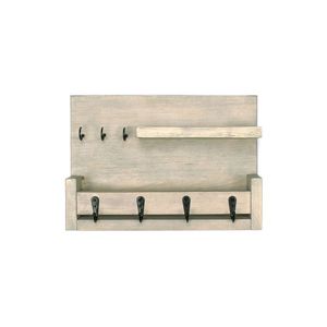 Premium Wooden Key <b>Hook</b> with 4 <b>Hooks</b> Wall-Mounted Modern Design Eco-Friendly Durable Storage for <b>Tools</b> and Home Decor - Product Image 2