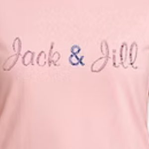 Camiseta Rosa para Mujer con Diseño de Letras Cursivas Brillantes, Ropa Casual para el Día a Día, Estilo Urbano, Cómoda y a la Moda - Product Image 2