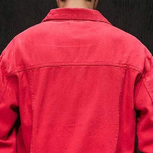 Plain <b>Long</b> Sleeve Denim <b>Jacket</b> <b>Men</b> Front Pockets High Quality Street Wear Denim Jeans <b>Jacket</b> For Boys - Product Image 5