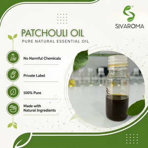Huile essentielle de patchouli 100 % pure distillée à la vapeur en vrac pour les fabricants de parfums, les entreprises de produits cosmétiques et les soins personnels - Product Image 1