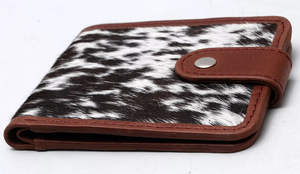 Carteras de Cuero con Pelo de Vaca para Hombre, Diseño de Moda 2026, Precio de Fábrica, Fabricación Personalizada - Product Image 4