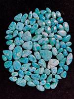 Pierre précieuse Larimar naturelle de qualité export, pierre bleue polie pour bijoux, perles, pendentifs et objets de collection, disponible à la vente