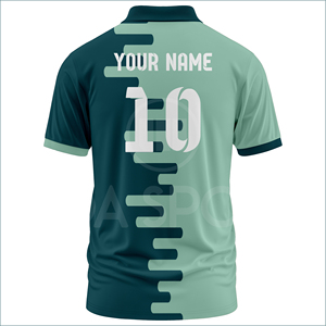 ผู้ผลิตเสื้อคริกเก็ตแบบกำหนดเองขายดีที่สุด เสื้อเจอร์ซีย์คริกเก็ตระบายอากาศ แห้งเร็ว ชุดยูนิฟอร์มคริกเก็ตแบบซับลิเมชั่น พร้อมชื่อผู้เล่นและทีม - Product Image 2