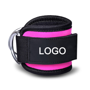 Good Quality Custom Logo Gym Cable Machine <b>Work</b> Out <b>Belt</b> Neoprene Material Ankle Straps Durable Adjustable Non-Slip Hot Sale - Product Image 4