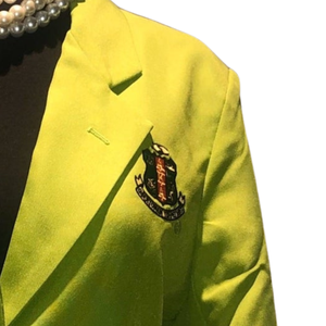   Blazer Verde Manzana para Mujer, Chaqueta Formal Elegante y Entallada, Estilo Moderno para Oficina, Ropa Casual de Negocios, Personalizable - Product Image 6