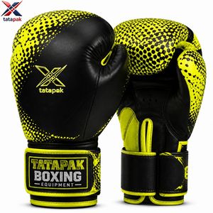 Guantes de Boxeo MMA para Adultos, Personalizables, de Cuero Vacuno de Alta Calidad, Secado Rápido, Ligeros, Transpirables, con Cierre de Gancho y Bucle - Product Image 4