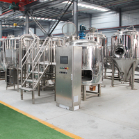 Machinerie de fermentation à haute productivité contrôlée par PLC Hermann 500L pour la production de bière spécialisée dans les restaurants, brasseries et brasseries-restaurantes