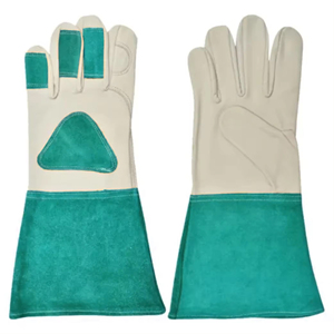 Guantes de soldadura TIG/MIG duraderos, resistentes y de última tendencia, con palma y pulgar reforzados, equipo de seguridad para las manos, los mejores guantes de soldadura. - Product Image 6