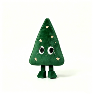Árbol de Navidad de peluche personalizado con forma de estrella, lindo árbol de Navidad de peluche de dibujos animados, árbol de Navidad de terciopelo, peluche de pino kawaii. - Product Image 2