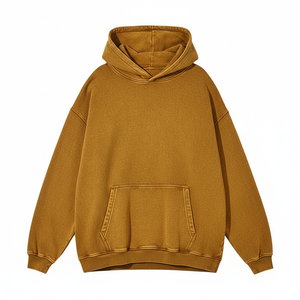 Sudadera con capucha de algodón premium, tejido transpirable, construcción ligera, corte clásico, uso versátil, diseño sencillo y duradero. - Product Image 6