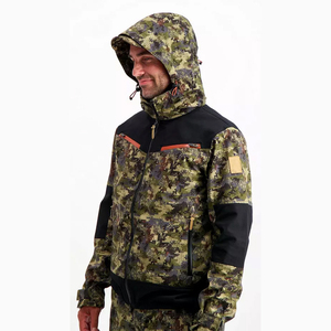 Outdoor Men's Autumn and Winter Fleece Warm Suit Warm Keeping Suit Hunting Clothes Hunting Soft <b>Shell</b> Uniform - Product Image 3