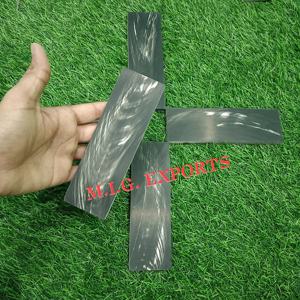 Placas de cuerno de búfalo con vetas blancas o con diseño de ojo, para monturas de gafas, mangos de cuchillos, mangos de espadas, mangos de rasuradoras y otros tipos de mangos. - Product Image 1