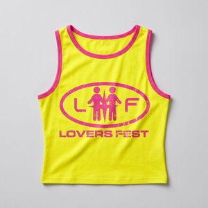 2026 Custom Logo Summer Knitted Cotton Spandex Soft Sequined Girls Tank Top Vest Sequin Word Curved Hem Women Cropped Tank Top - Product Image 4