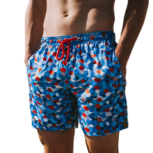 Shorts de sport pour hommes de haute qualité, sublimation, taille à cordon, imprimés, pour le football, légers, pour l'entraînement et le fitness - Product Image 5