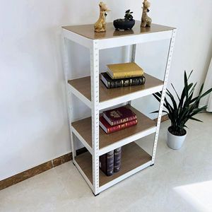 Scaffali portaoggetti in metallo bianco regolabili a 4 piani 23.6 \ "X 15.7 \" X 47.2 \ "per Garage per cucina magazzino - Product Image 4