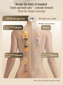 Silla de masaje de almacén de EE. UU., masajeador de cuerpo completo L50 HIFI Bluetooth música Zero Gravity Luxury SL para Liveroom - Product Image 3