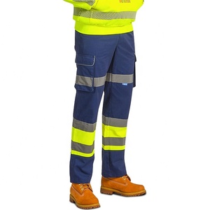 Pantalons de travail légers à haute visibilité pour hommes, pantalons décontractés avec poches - Product Image 2