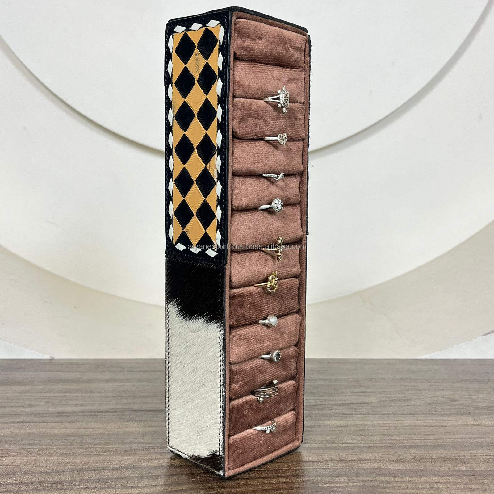 Black & Tan Checkered