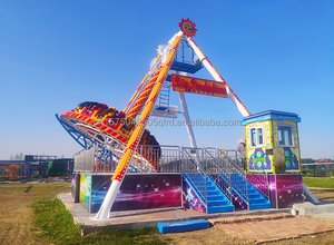 Manèges de parc d'attractions extérieur : Grande balançoire pendulaire marteau en fibre de verre et métal durables pour fêtes foraines CHKUN DB 04 30kw - Product Image 3